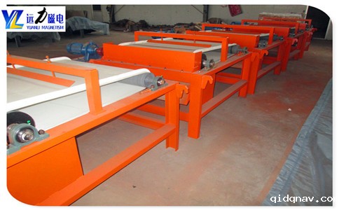 磨料干式磁选机工作原理